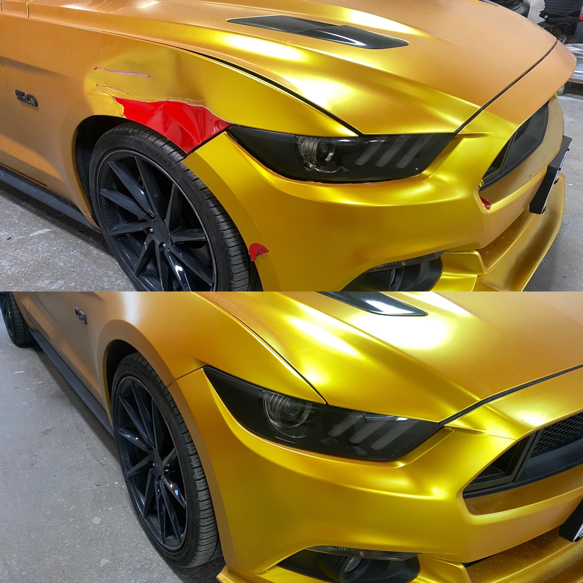 Mustang body & paint at Let’s Fix Auto